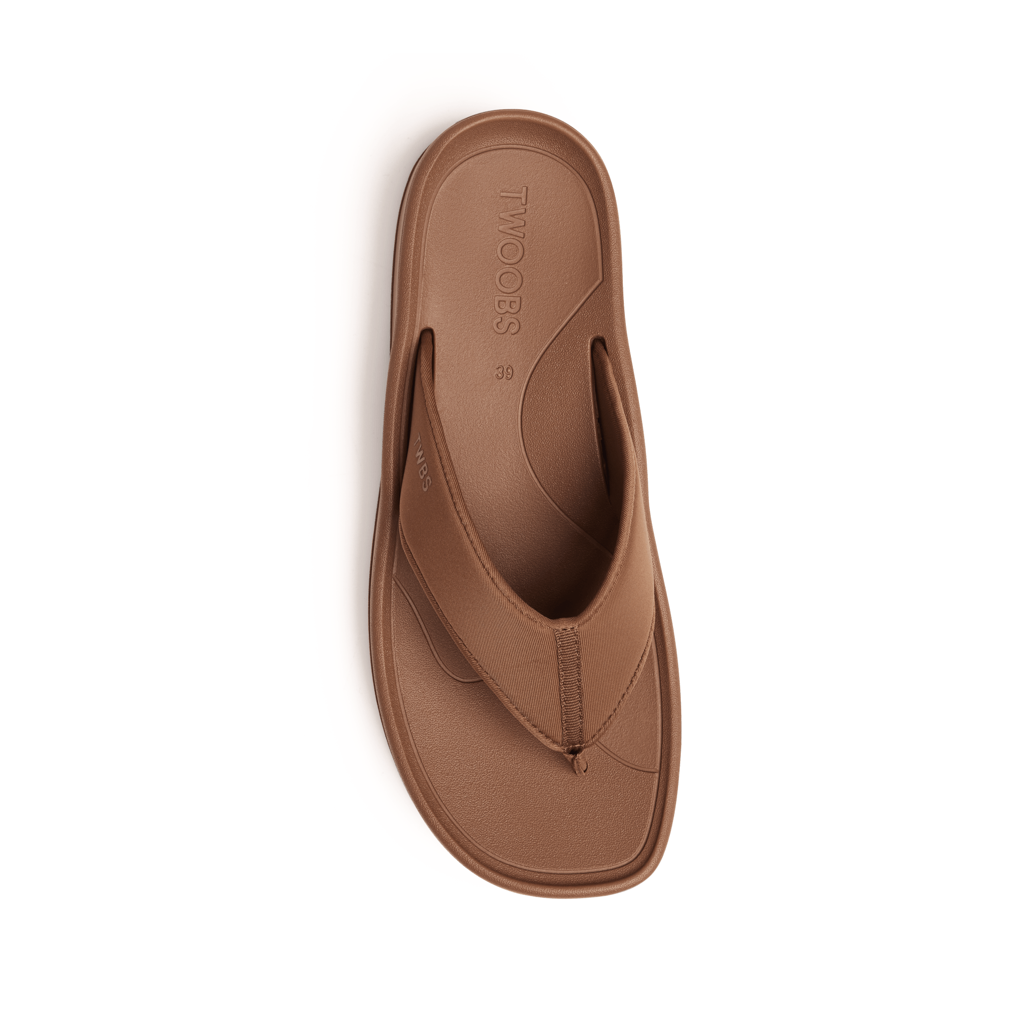 Twoobs Platform Shop The BFF+ in Brown | Platform Flip Flop | TWOOBS