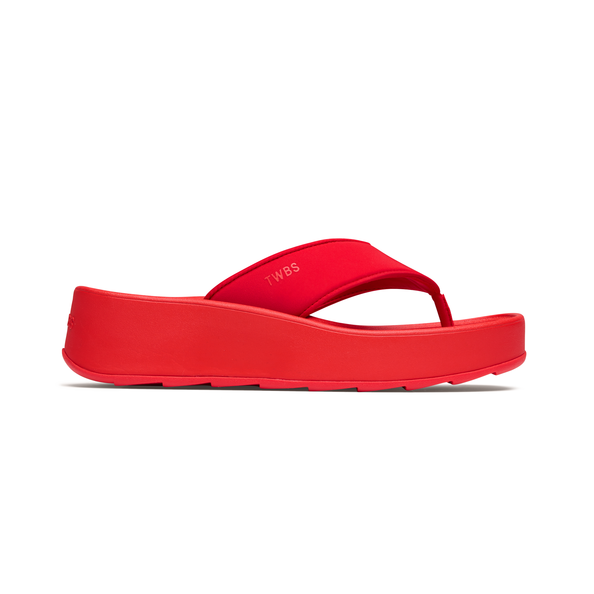Twoobs Platform Shop The BFF+ in Red | Platform Flip Flop | TWOOBS