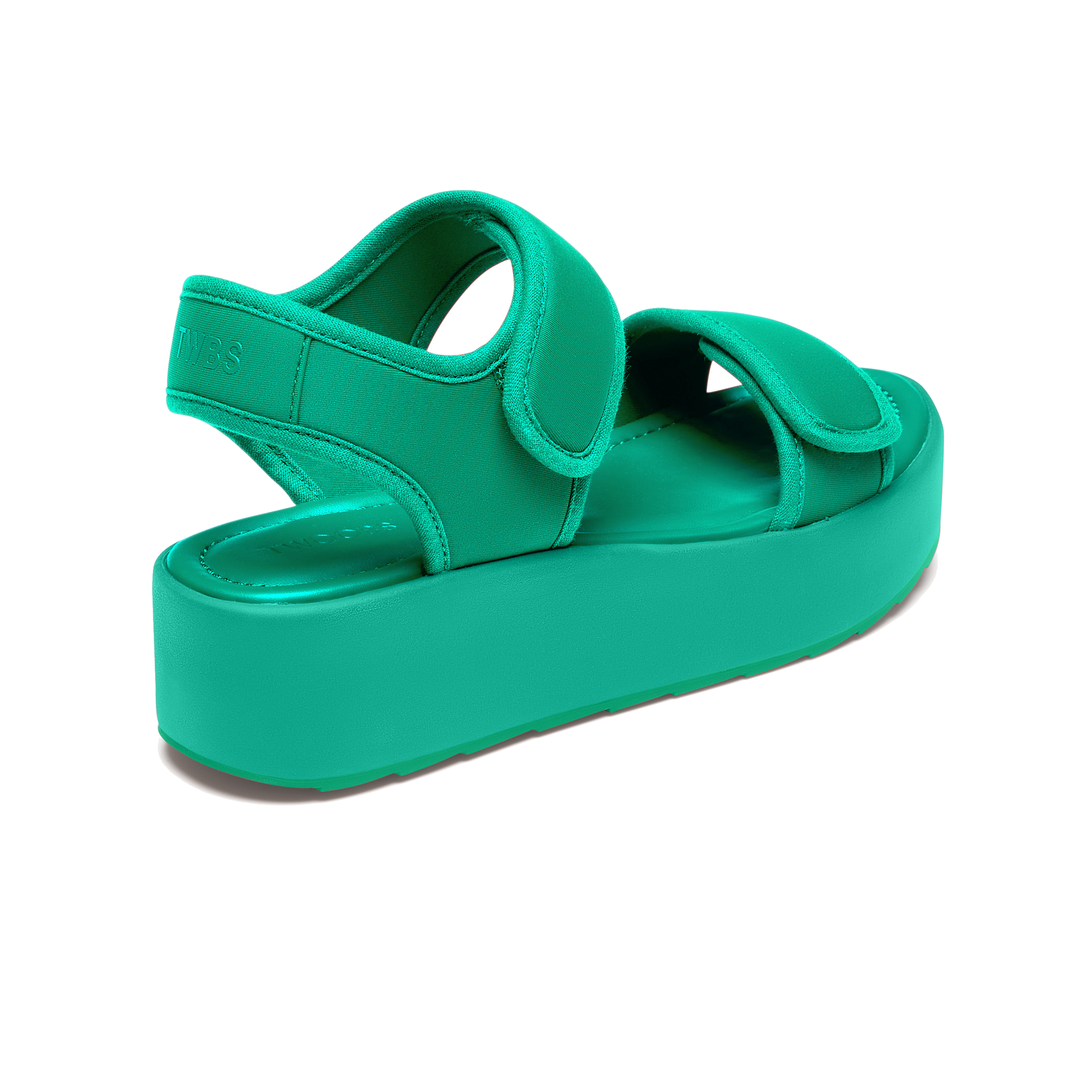 og Images High Quality Grahic Shop The OG+ in Emerald | Platform Sandals | TWOOBS