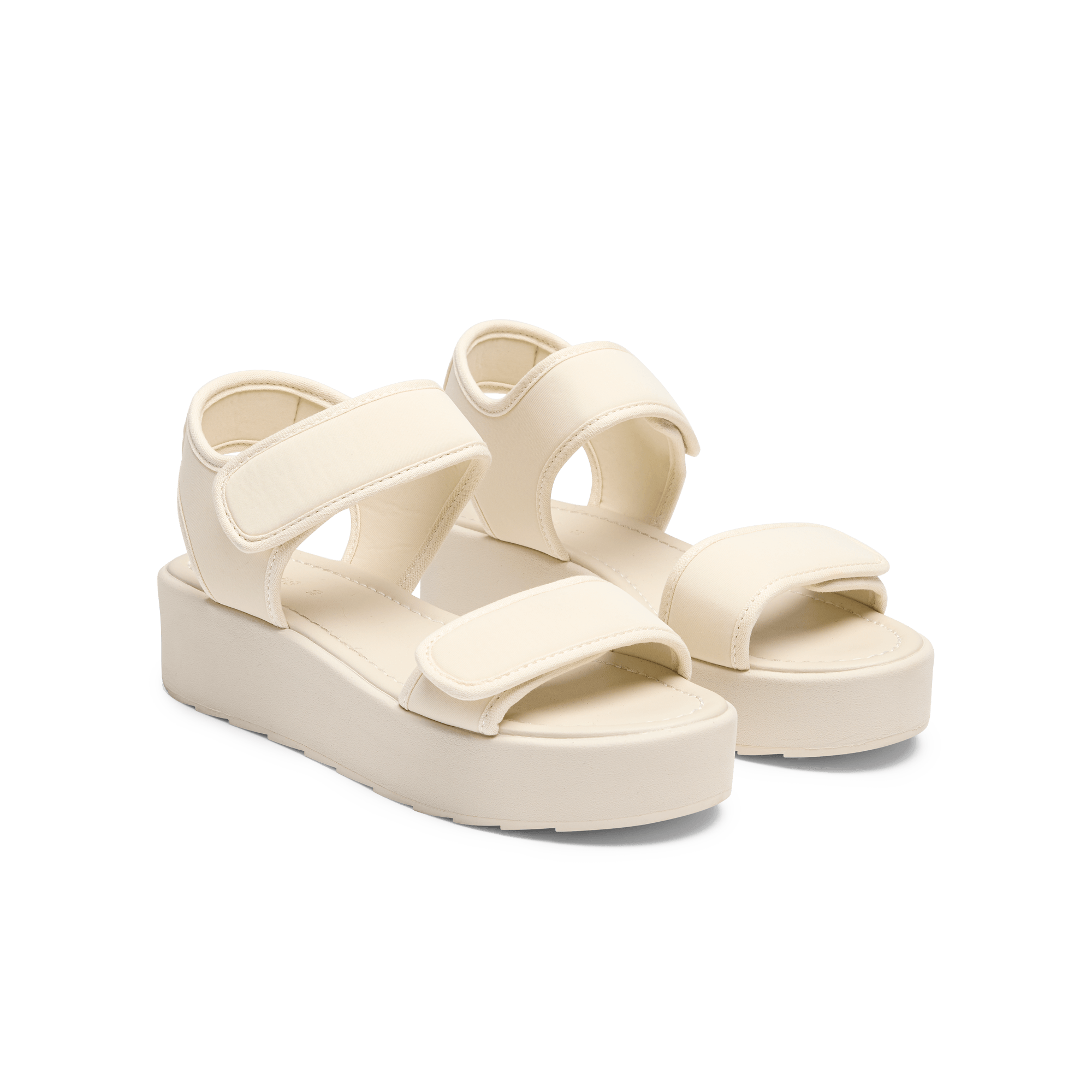 Twoobs Platform Shop The OG+ in White | Platform Sandals | TWOOBS
