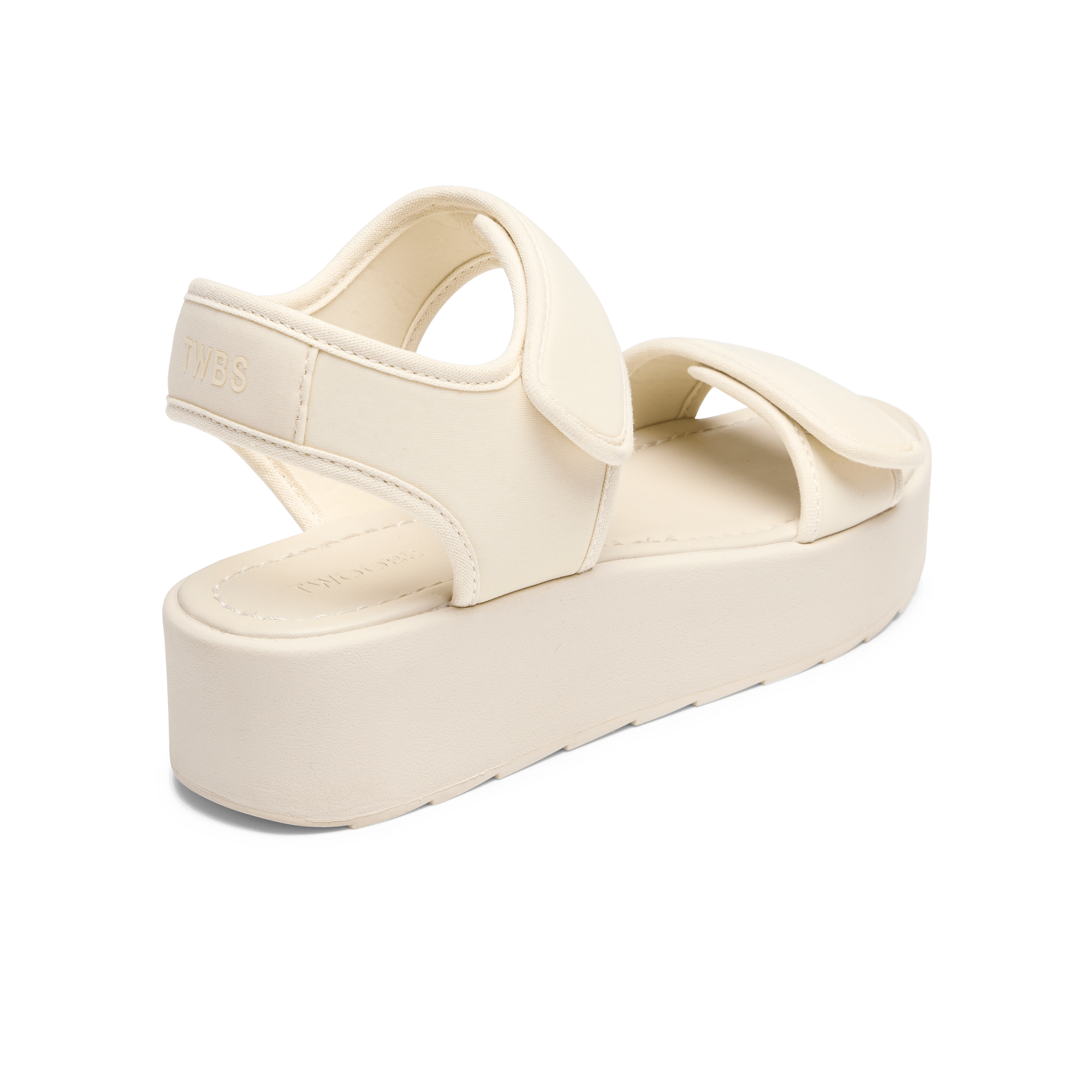 Twoobs Platform Shop The OG+ in White | Platform Sandals | TWOOBS