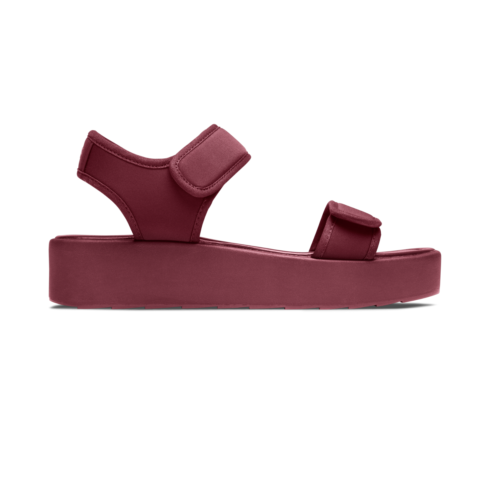 Twoobs Platform Shop The OG+ in Burgundy | Platform Sandals | TWOOBS