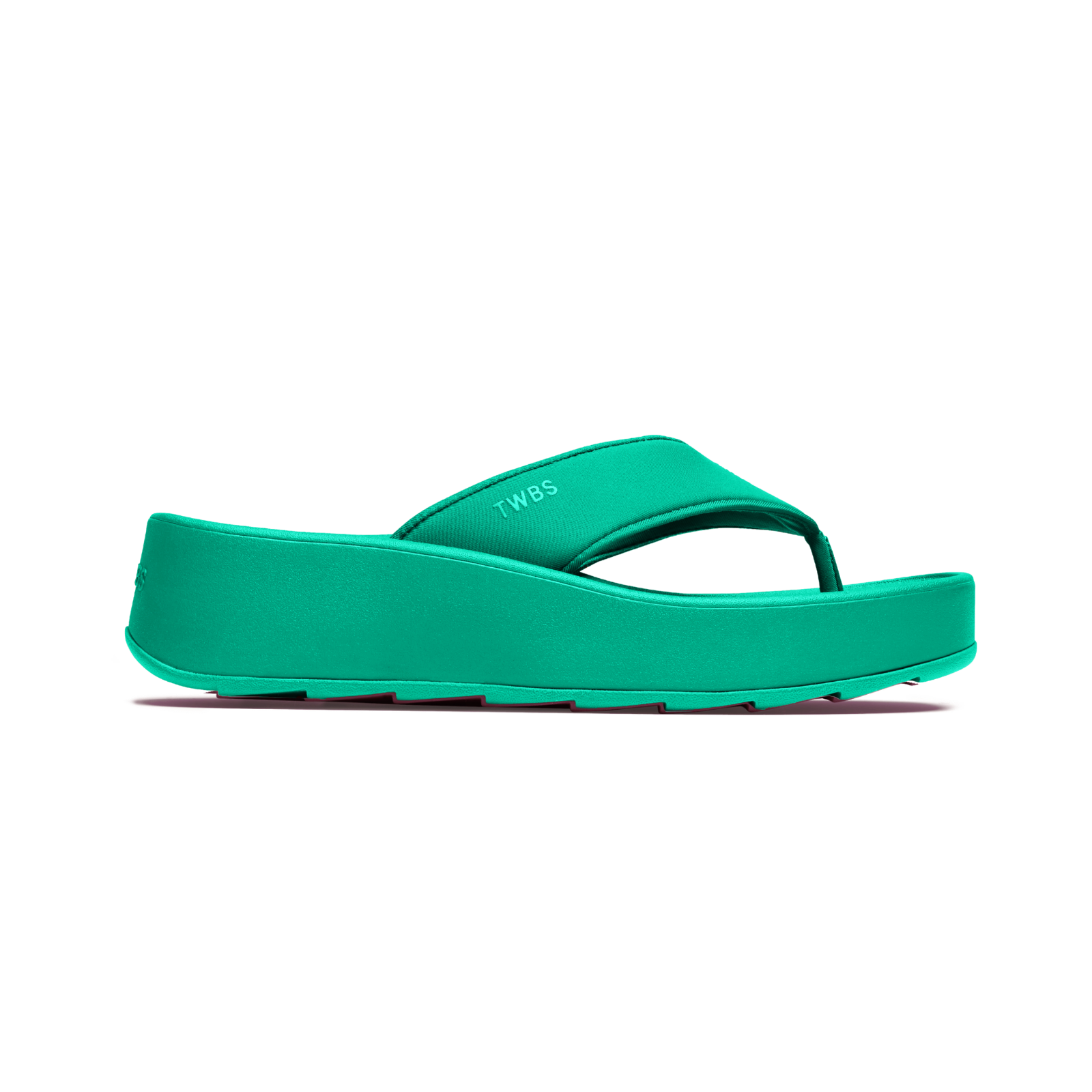 Twoobs Platform Shop The BFF+ in Emerald | Platform Flip Flop | TWOOBS