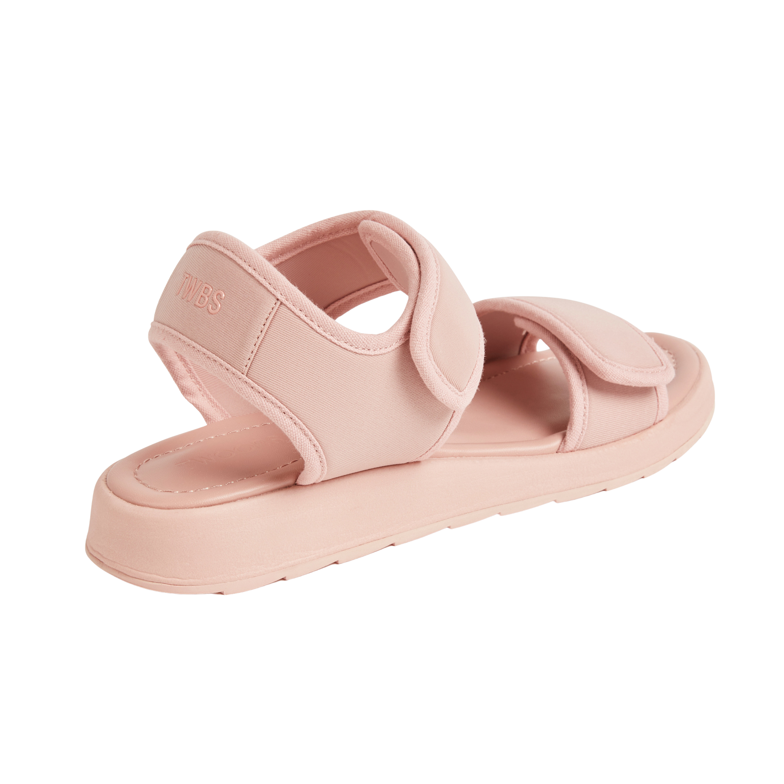 Blush pink flat sandals shop
