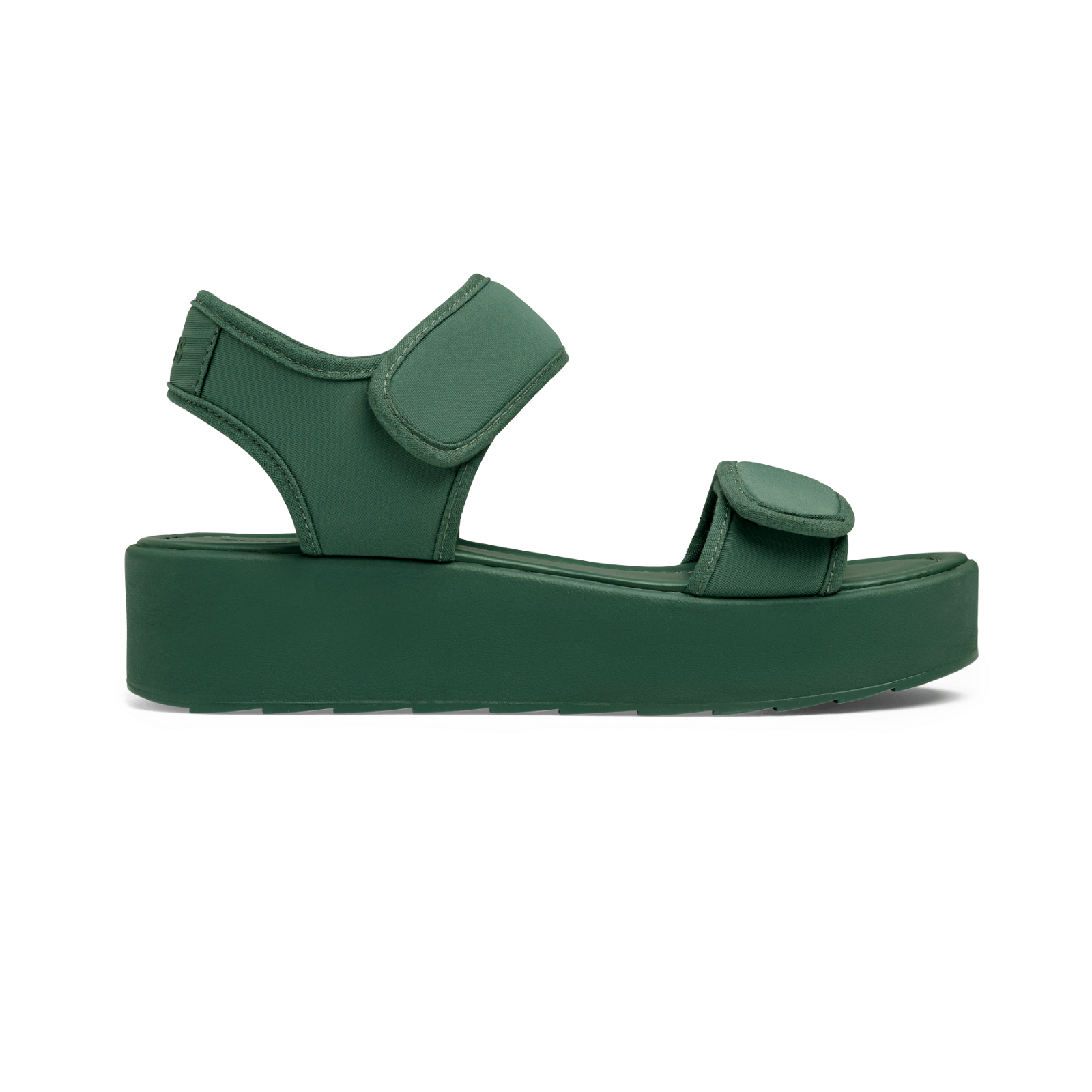 Green platform sandals discount