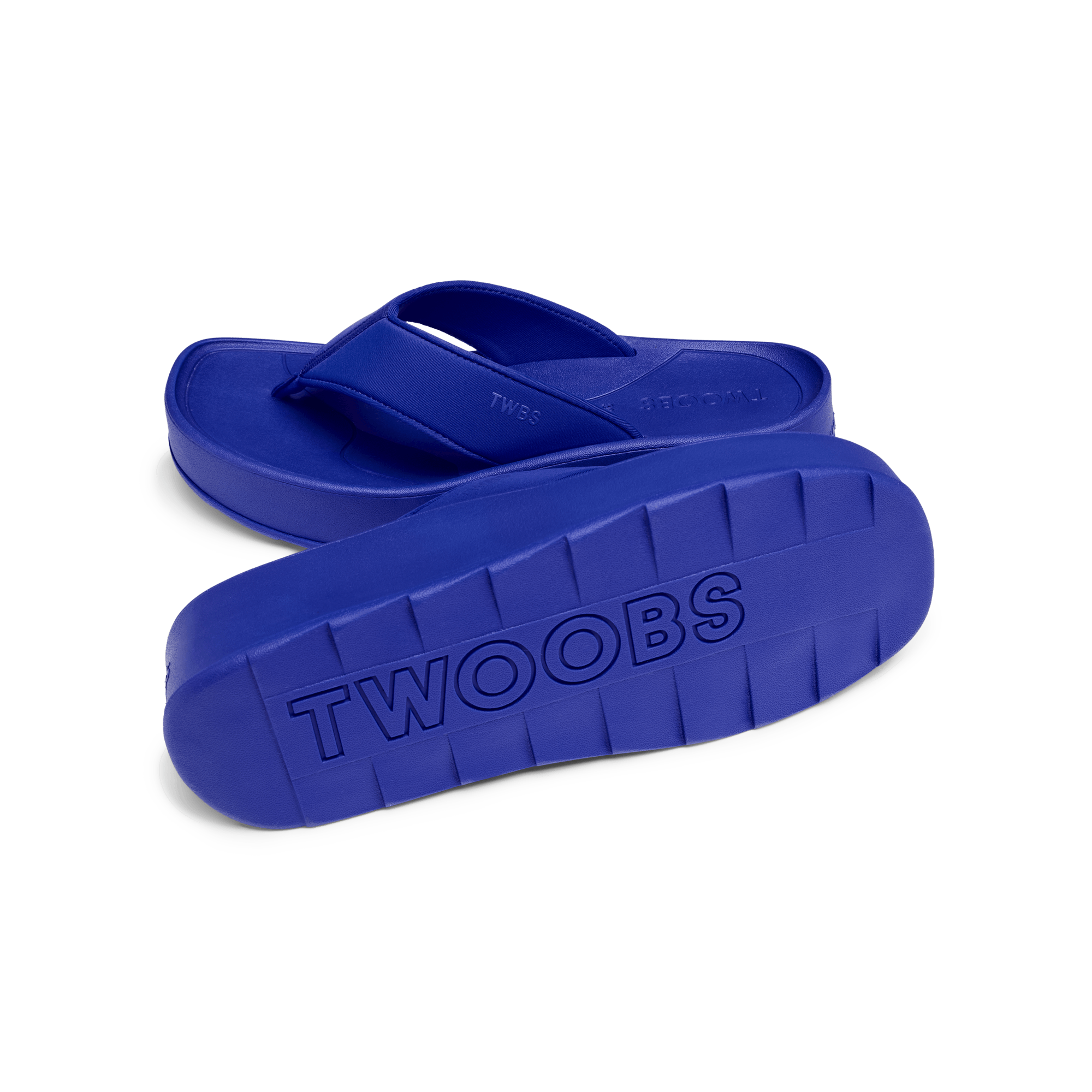Twoobs Blue Shop The BFF+ in Blue | Platform Flip Flop | TWOOBS