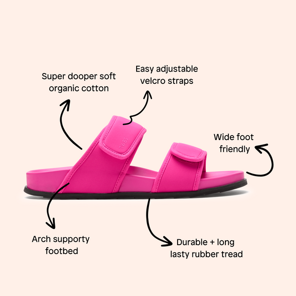 Shop The Slidekick in Pink | Slides | TWOOBS