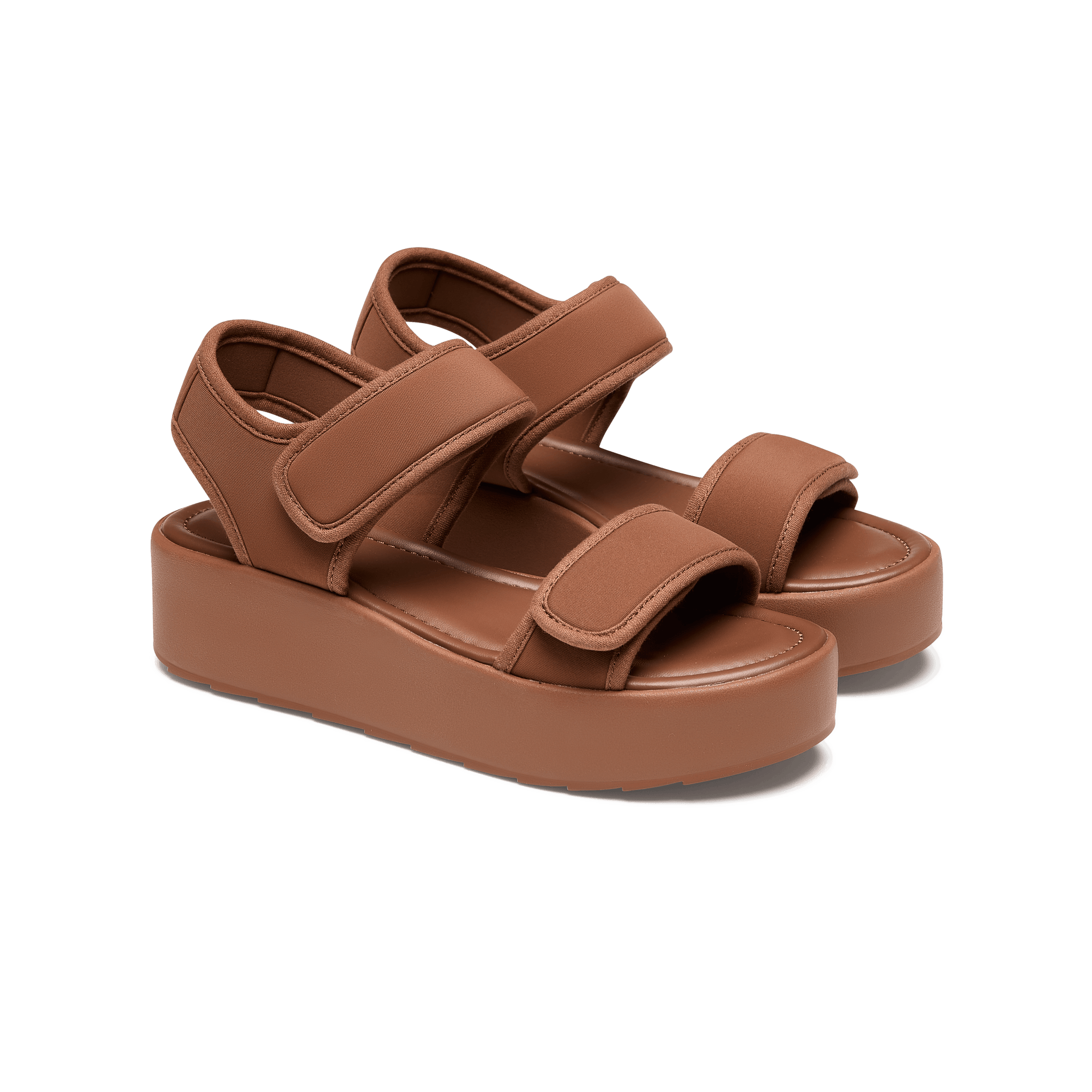 Twoobs Platform Shop The OG+ in Brown | Platform Sandals | TWOOBS